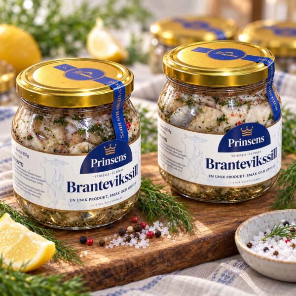 Hering suedez marinat în stil Brantevik