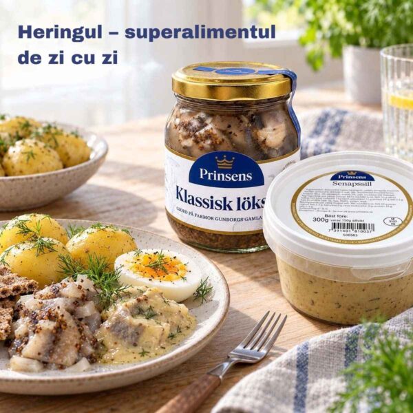 Hering suedez marinat cu ceapă – rețetă clasică