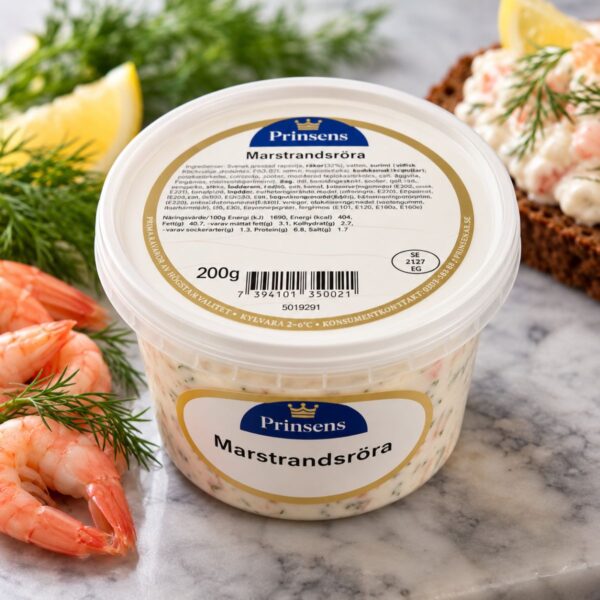 Delicatesă marină Marstrand cu creveți și pește afumat